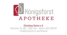 Logo Koenigsforst-Apotheke (c) Königsforst Apotheke Logo Koenigsforst-Apotheke