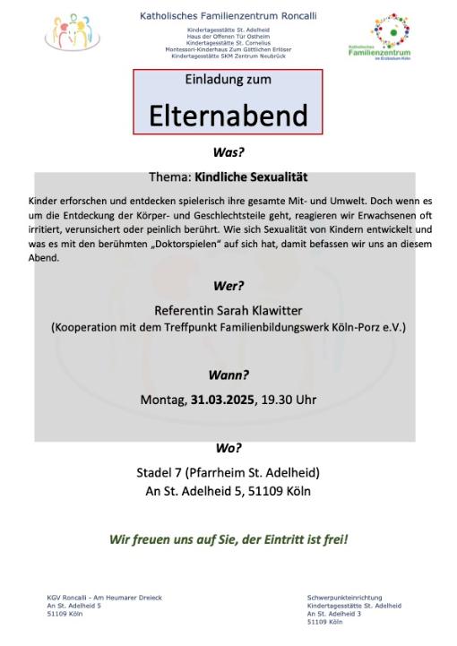 Elternabend 31.03.25